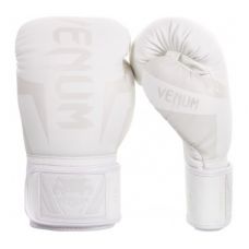 Боксерские перчатки VENUM ELITE BOXING GLOVES - WHITE/WHITE